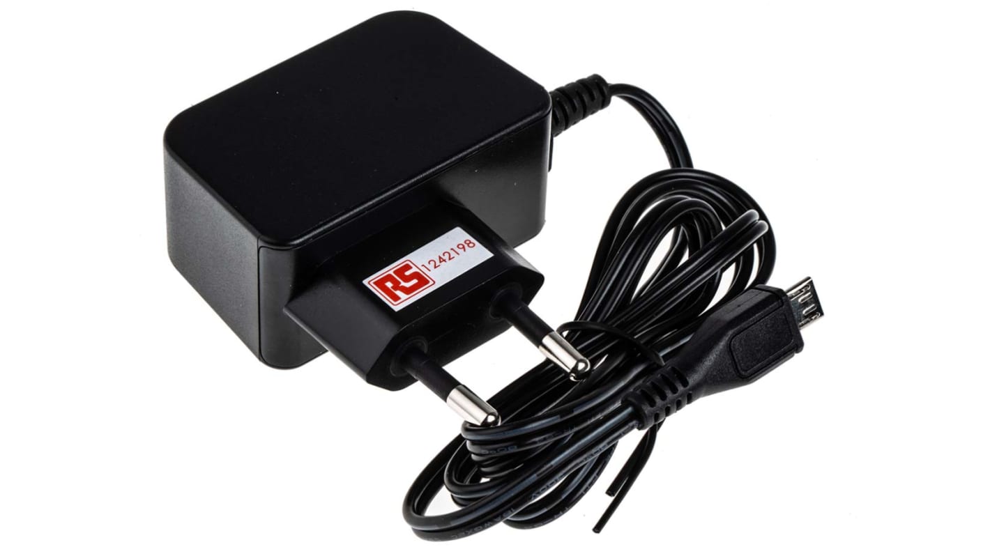 RS PRO Steckernetzteil USB-Adapter 12.5W, 100 V ac, 110 V ac, 115 V ac, 120 V ac, 127 V ac, 220 V ac, 230 V ac, 240 V