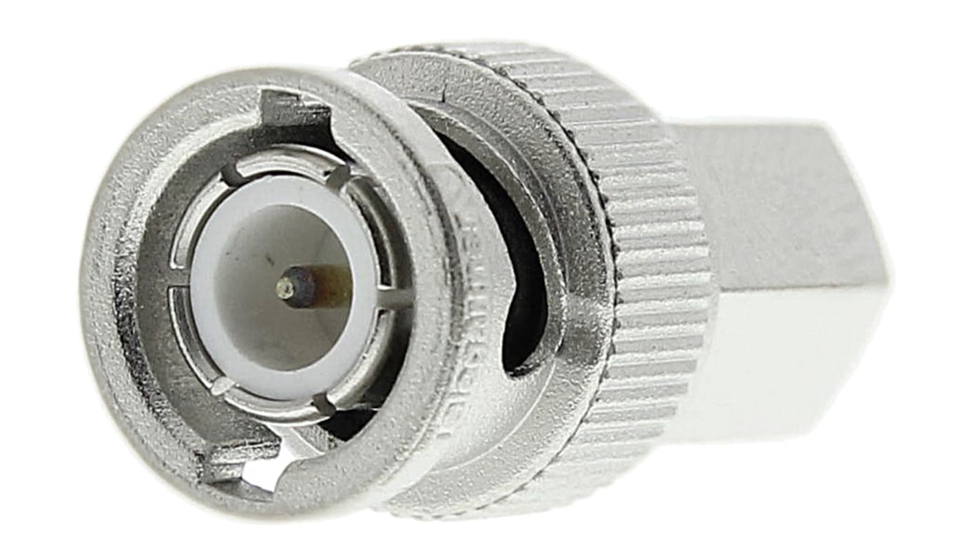 Adaptador de RF Telegartner J01008A0014 50Ω, Macho Recta BNC a Macho FME Coaxial