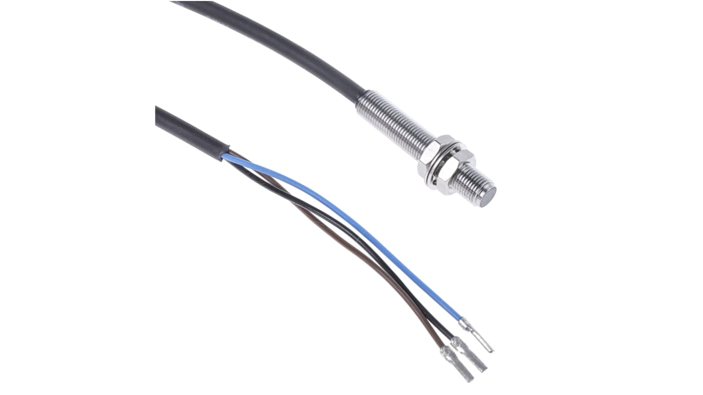 BALLUFF Inductive Barrel-Style Proximity Sensor, M5 x 0.5, 1.5 mm Detection, PNP Output, 10 → 30 V dc, IP67