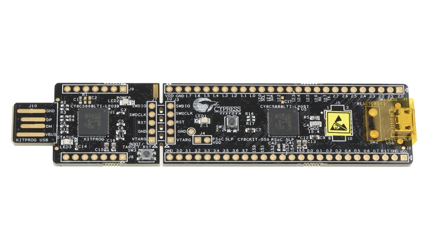 Placa de desarrollo de Infineon, con núcleo Cortex-M3 de ARME