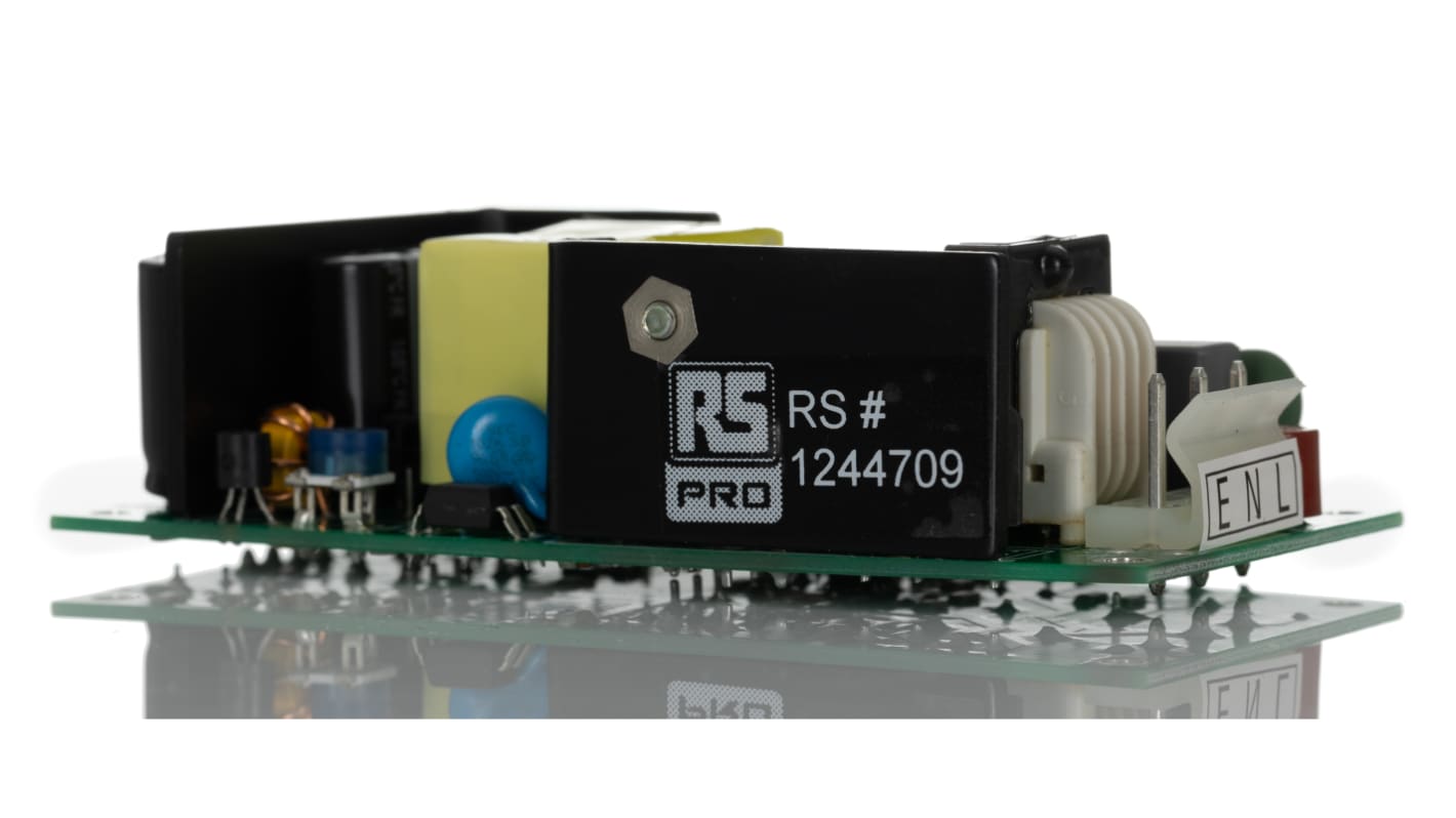 RS PRO Switching Power Supply, 12V dc, 5A, 60W, 1 Output, 100 → 230V ac Input Voltage