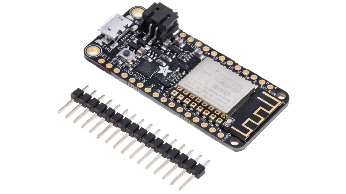 Placa de desarrollo Feather HUZZAH de ADAFRUIT INDUSTRIES