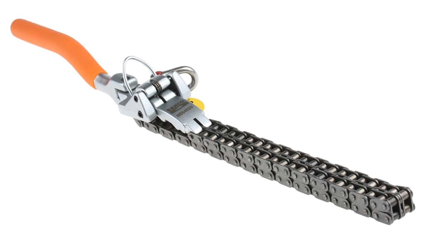 Bahco Chain Wrench, 520 mm Overall, 160mm Jaw Capacity, Plastic Handle