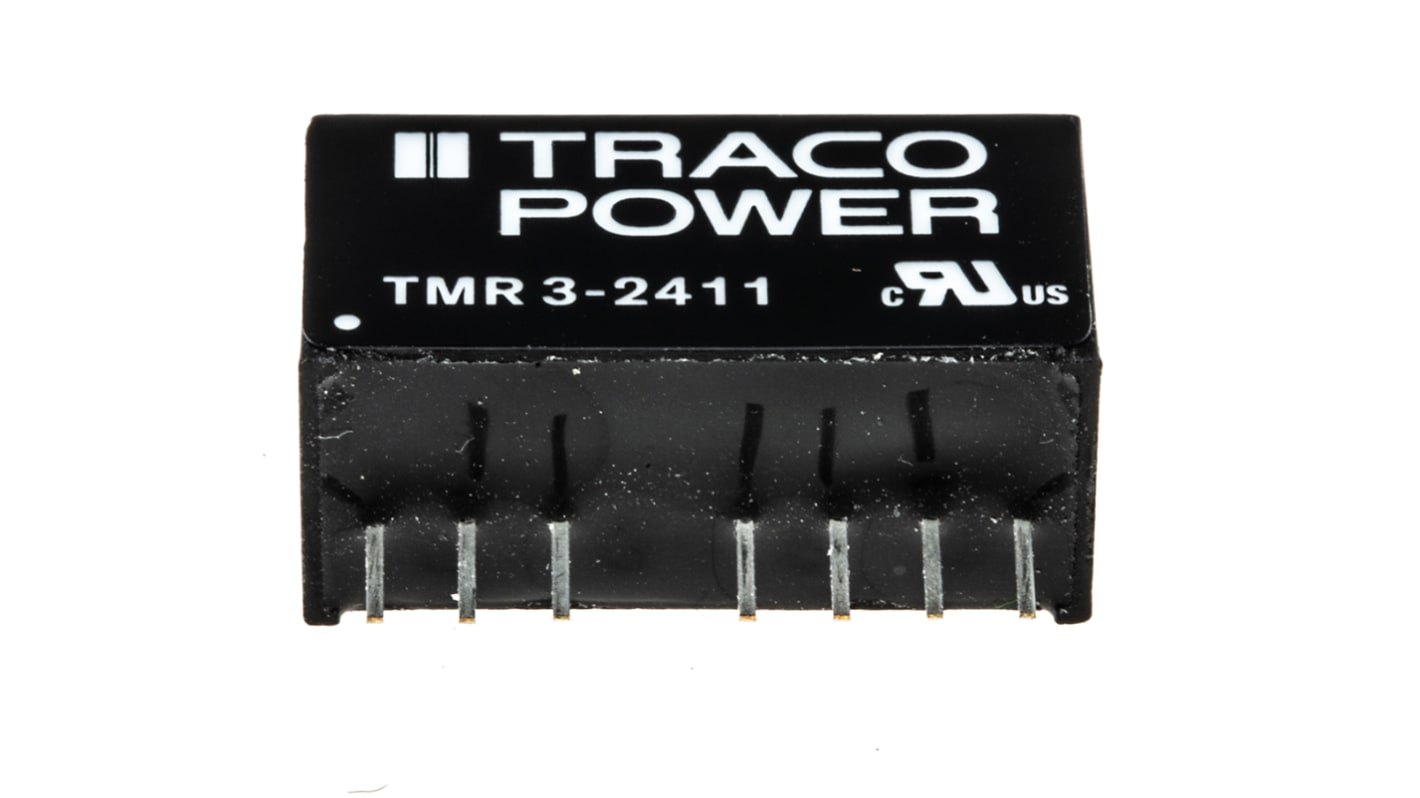 TRACOPOWER DC-DCコンバータ Vout：5V dc 18 → 36 V dc, 3W, TMR 3-2411 | RS