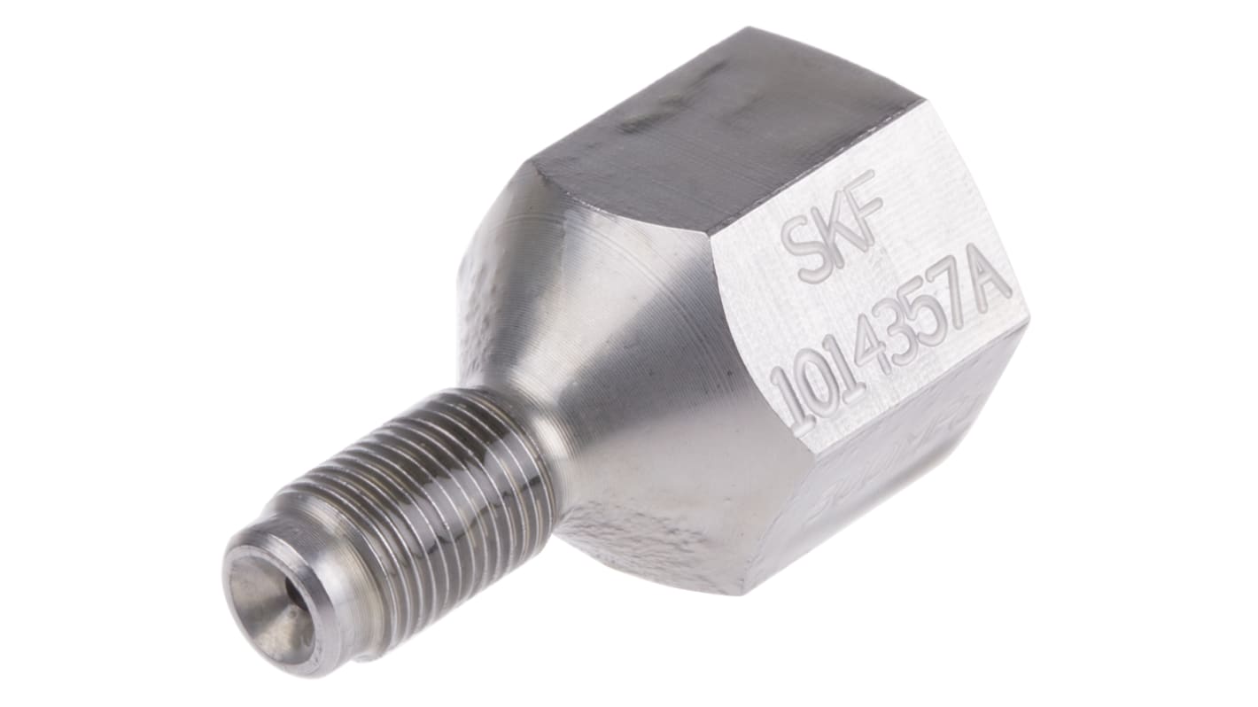 Conexión de boquilla hexagonal, SKF, 1014357 A, Connector A Hembra G 1/8, Connector B Macho G 1/4