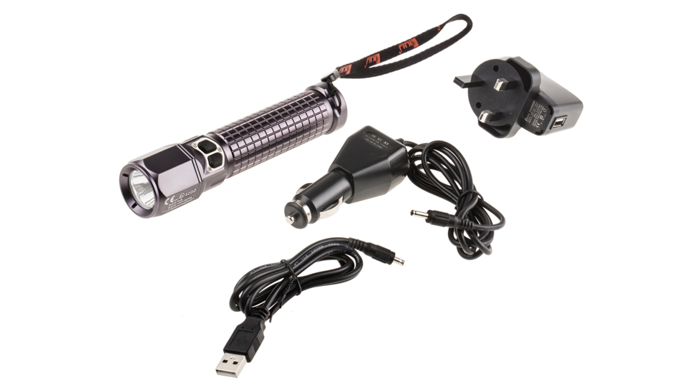 Nightsearcher EX-160R ATEX, IECEx LED Torch Black - Rechargeable 157 lm, 156 mm