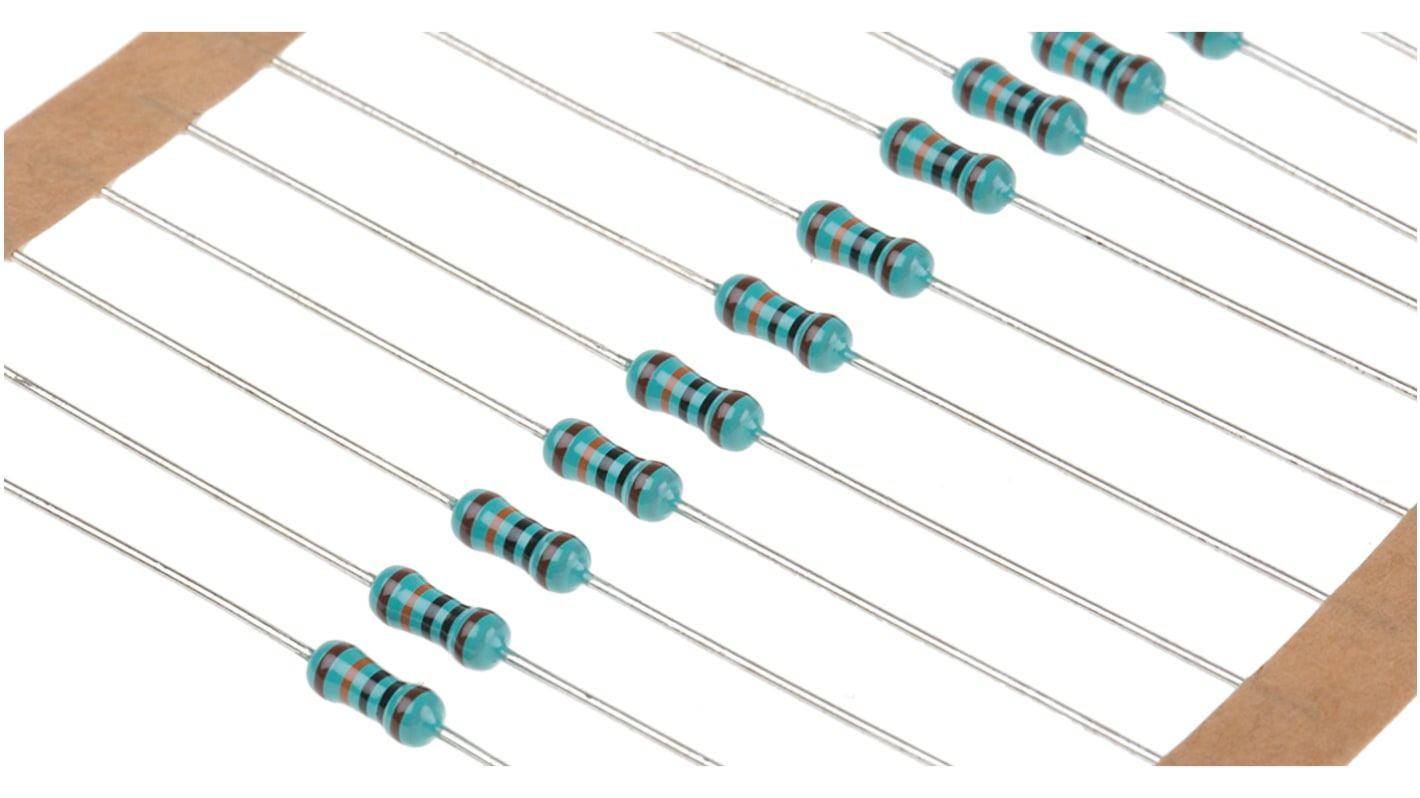 TE Connectivity 100kΩ Metal Film Resistor 0.6W ±1% LR1F100K