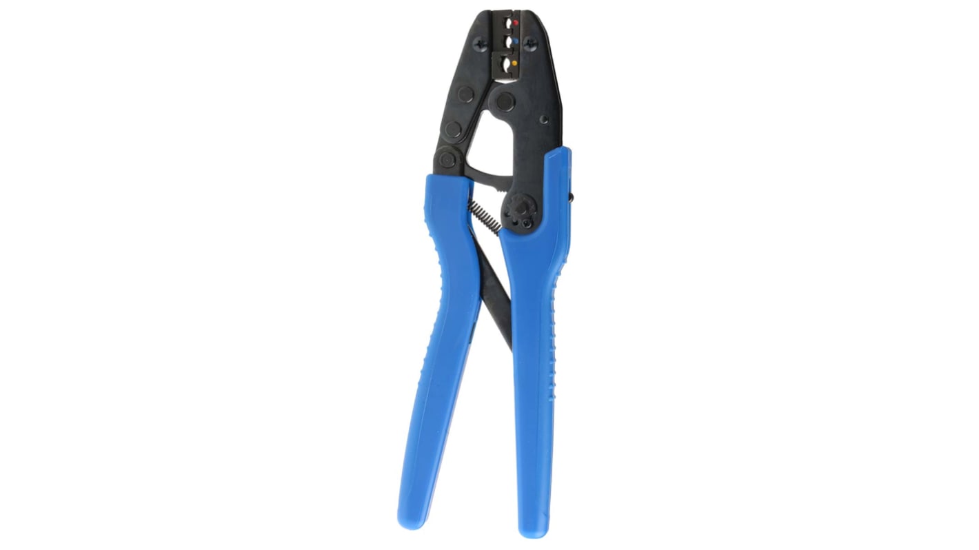 RS PRO Hand Ratcheting Crimp Tool for Insulated Spade Connectors, 0,5 → 6mm² Wire