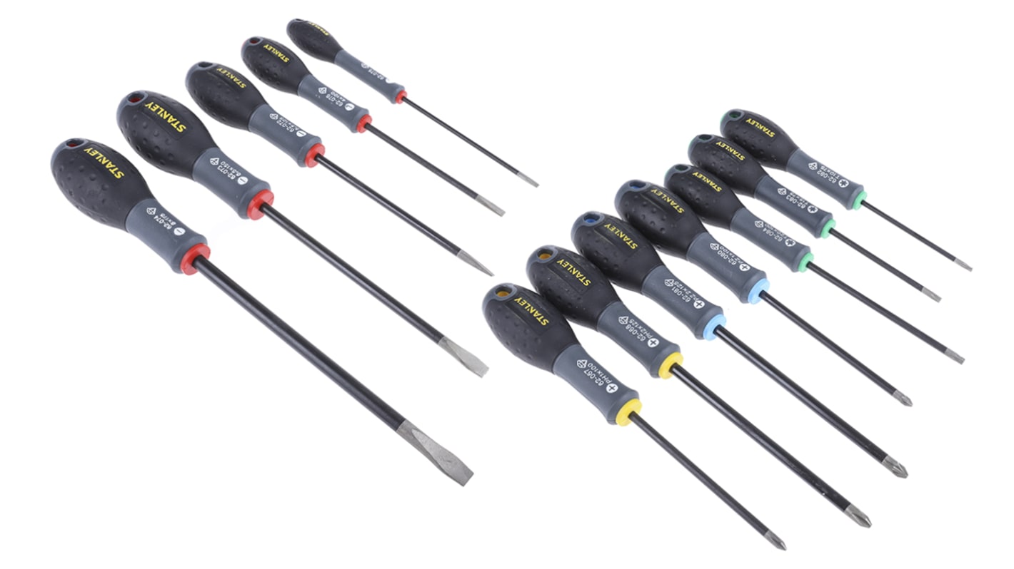 Stanley FMHT0-62065 Phillips; Pozidriv; Torx Screwdriver Set, 12-Piece