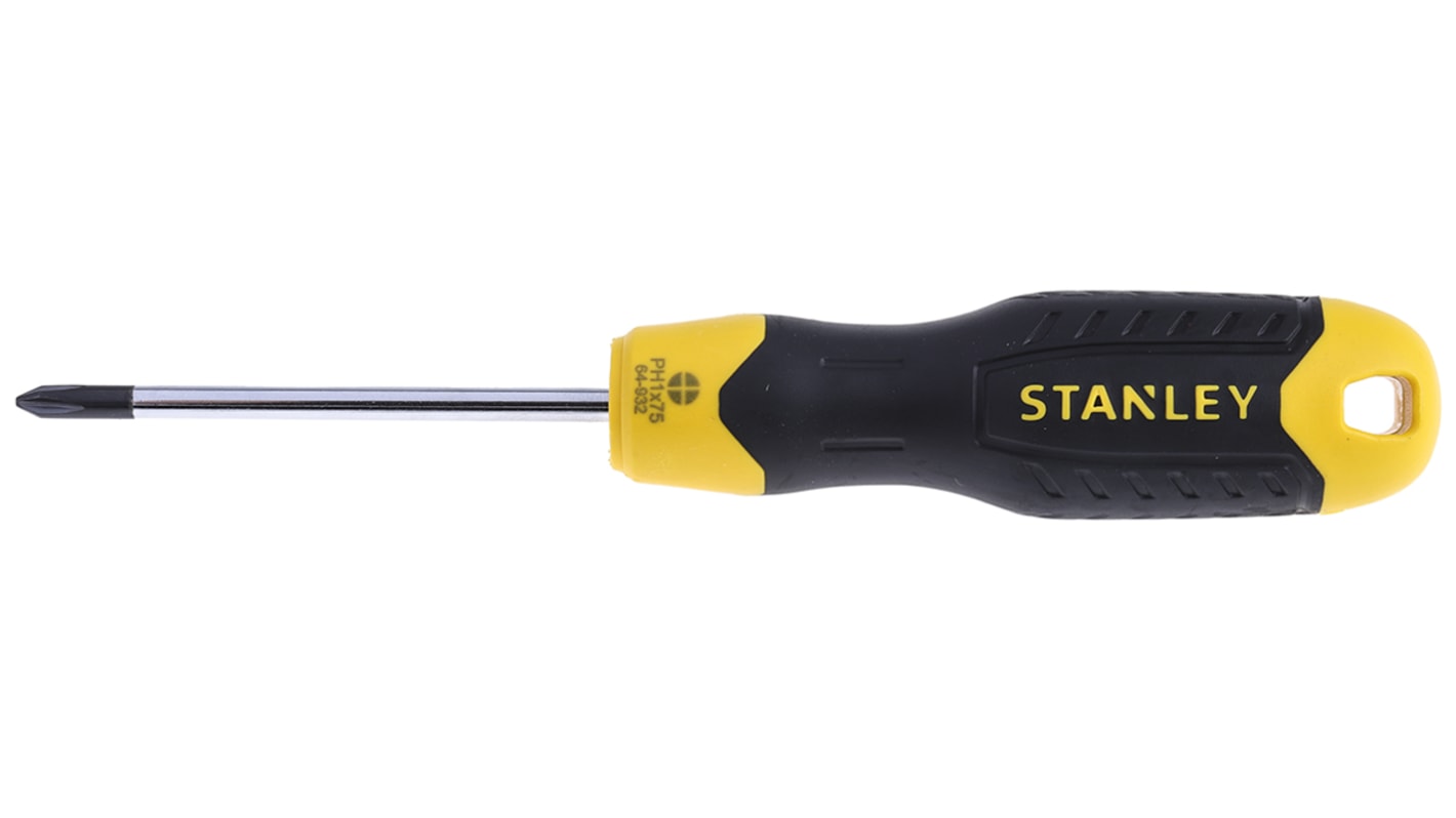 Stanley Phillips Screwdriver, PH1 Tip, 75 mm Blade