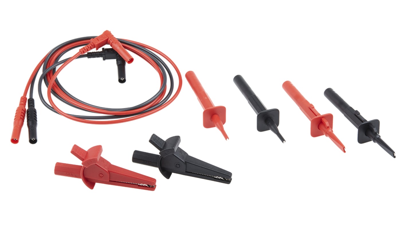RS PRO Test Lead Kit, CAT III, 15A RS