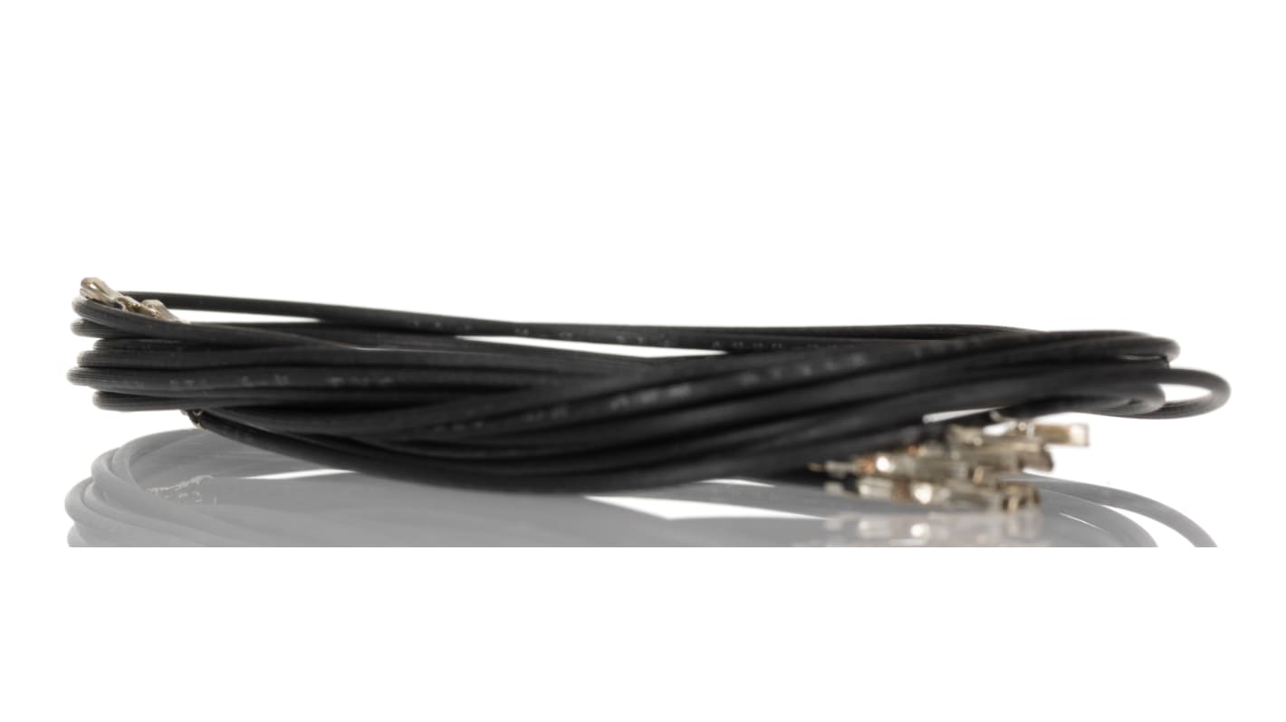 Molex Female SL to Female SL Crimped Wire, 300mm, 22AWG, Black