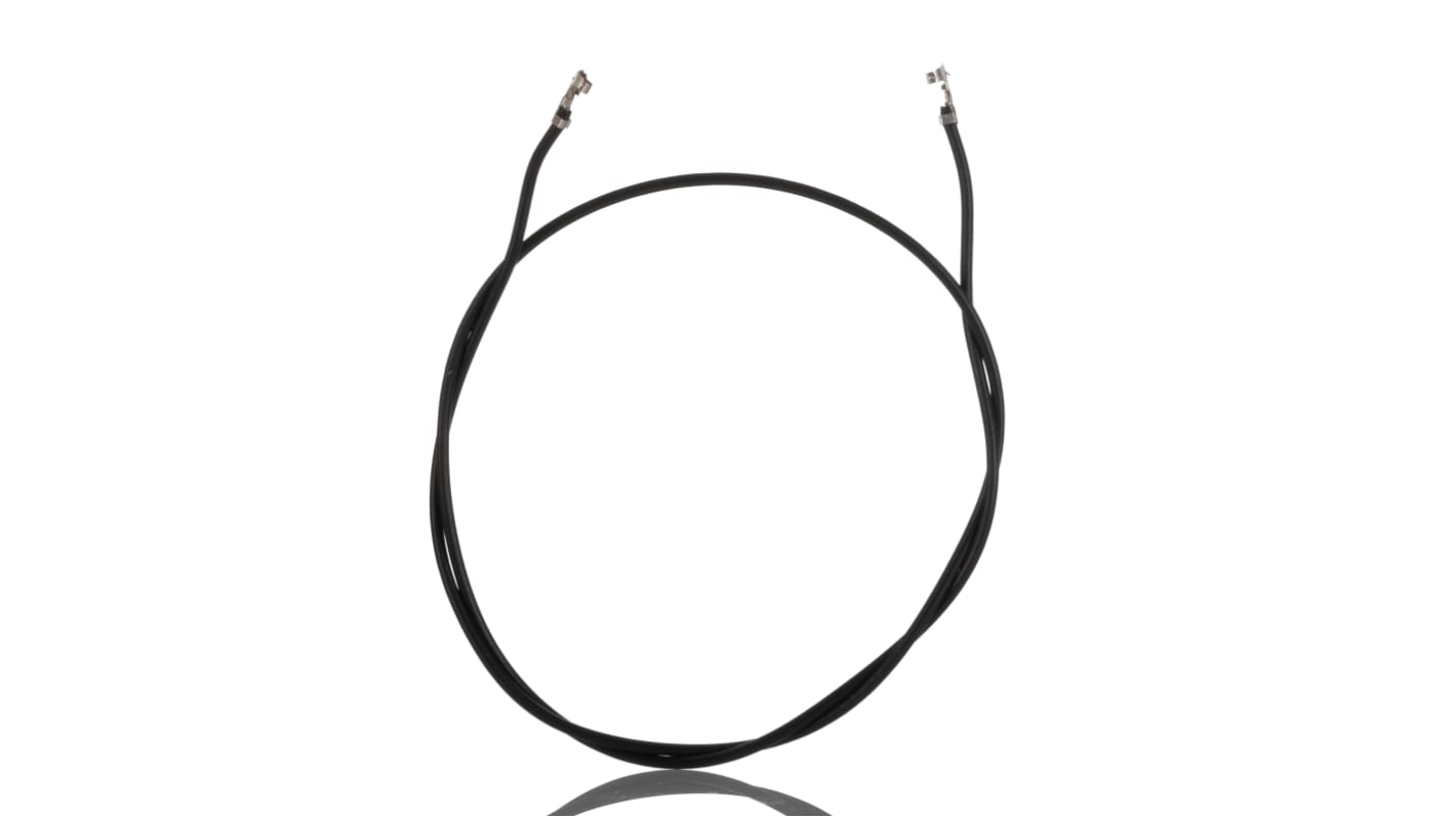 Molex Female Pico-SPOX to Female Pico-SPOX Crimped Wire, 300mm, 24AWG, Black