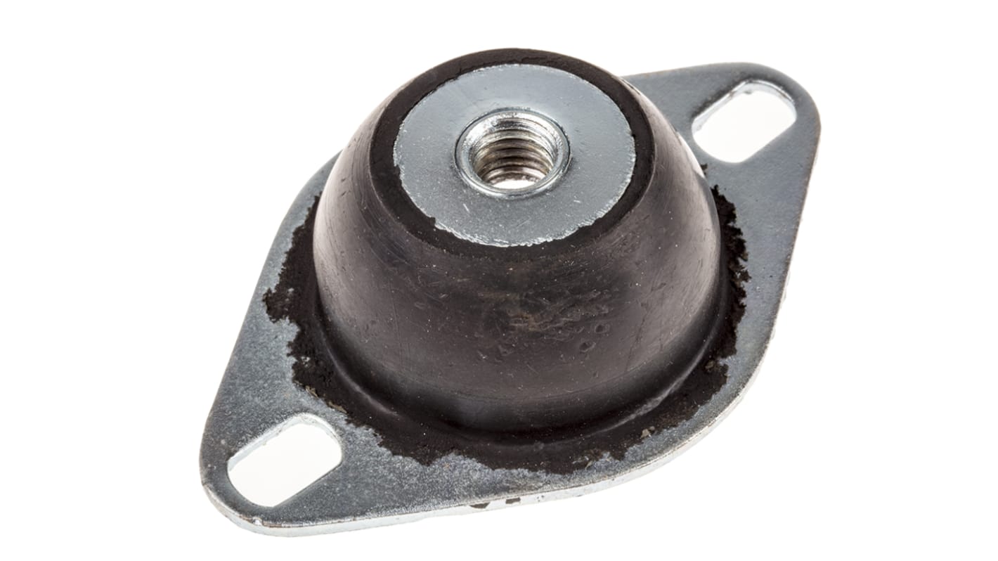 RS PRO Round M10 Anti Vibration Mount with 40kg Compression Load RS