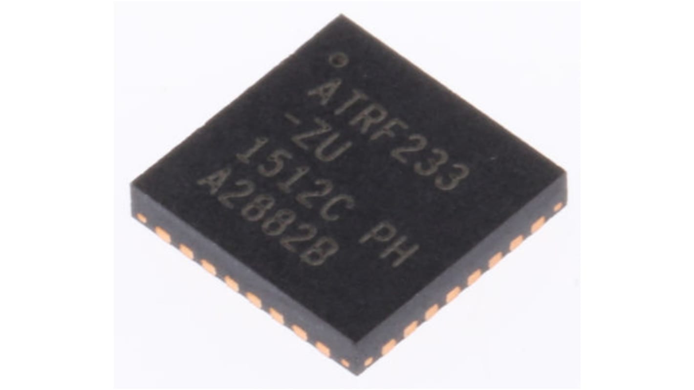 Microchip AT86RF233ZU Zigbee Transceiver, 32Pin QFN RS