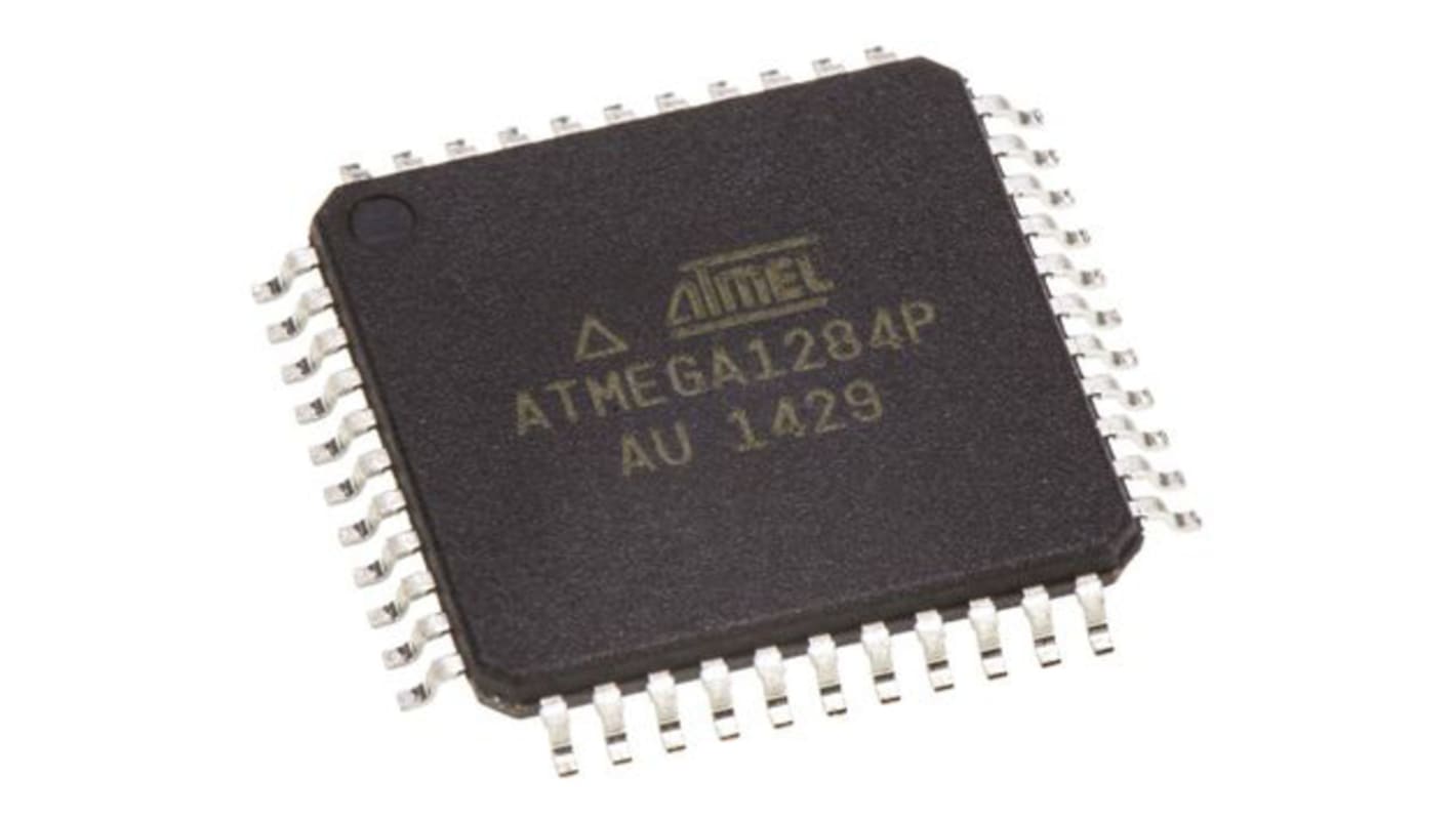 Microcontrollore Microchip, AVR, TQFP, ATmega, 44 Pin, Montaggio superficiale, 8bit, 20MHz
