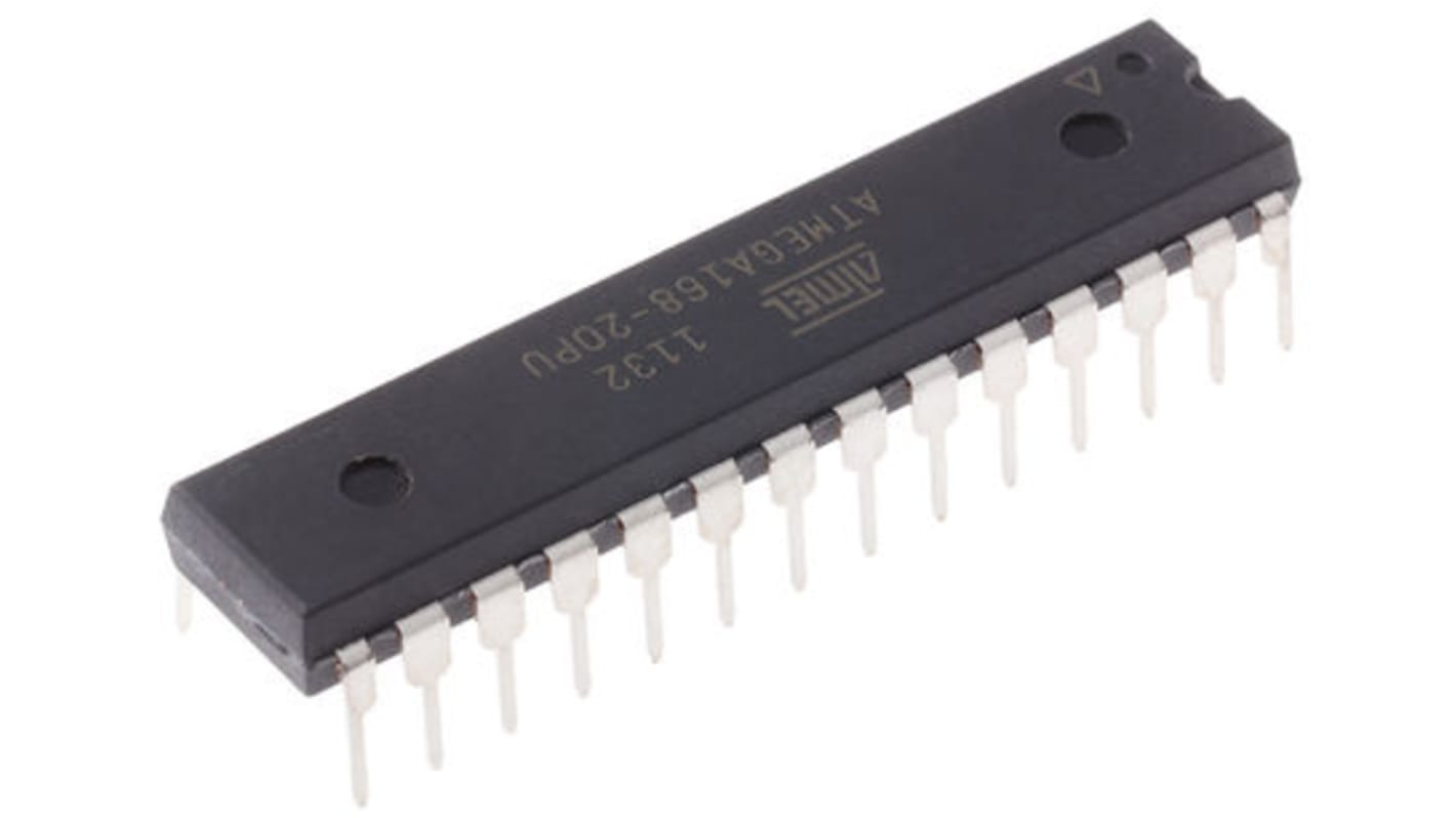 Microchip Mikrocontroller ATmega AVR 8bit THT 16 KB PDIP 28-Pin 20MHz 1 kB RAM