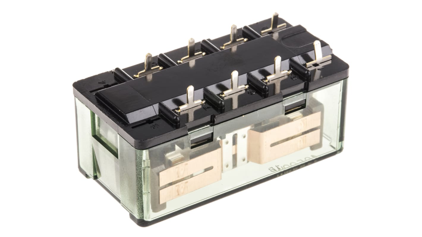 Panasonic PCB Mount Power Relay, 24V dc Coil, 15A Switching Current, DPDT