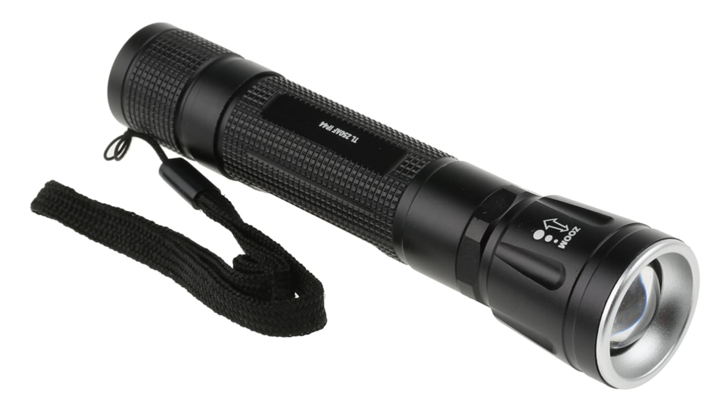 brennenstuhl TL 250 AF Akku LED-Taschenlampe LED Schwarz im Alu-Gehäuse ,  250 lm / 160 m, 138 mm