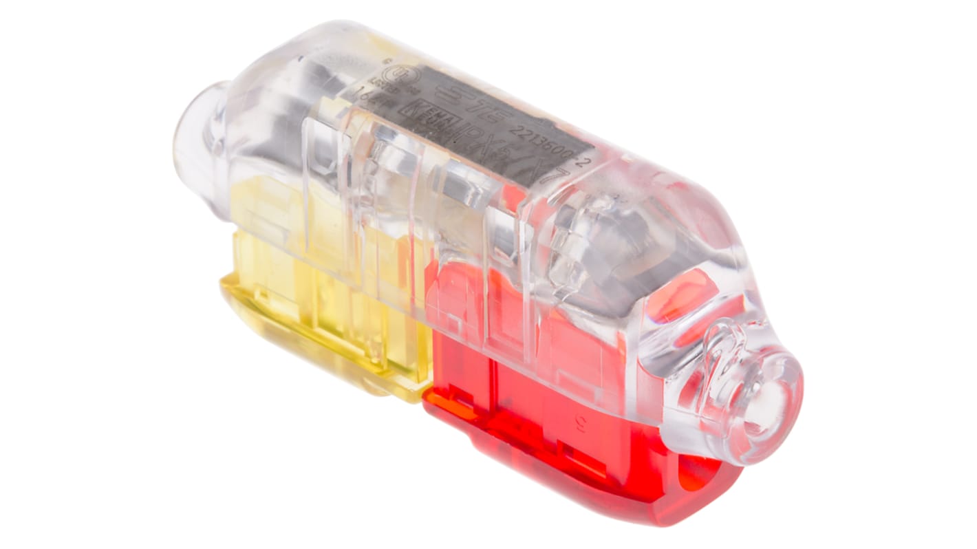 2213600-2 | TE Connectivity In Line Splice Connector, Clear, Insulated ...