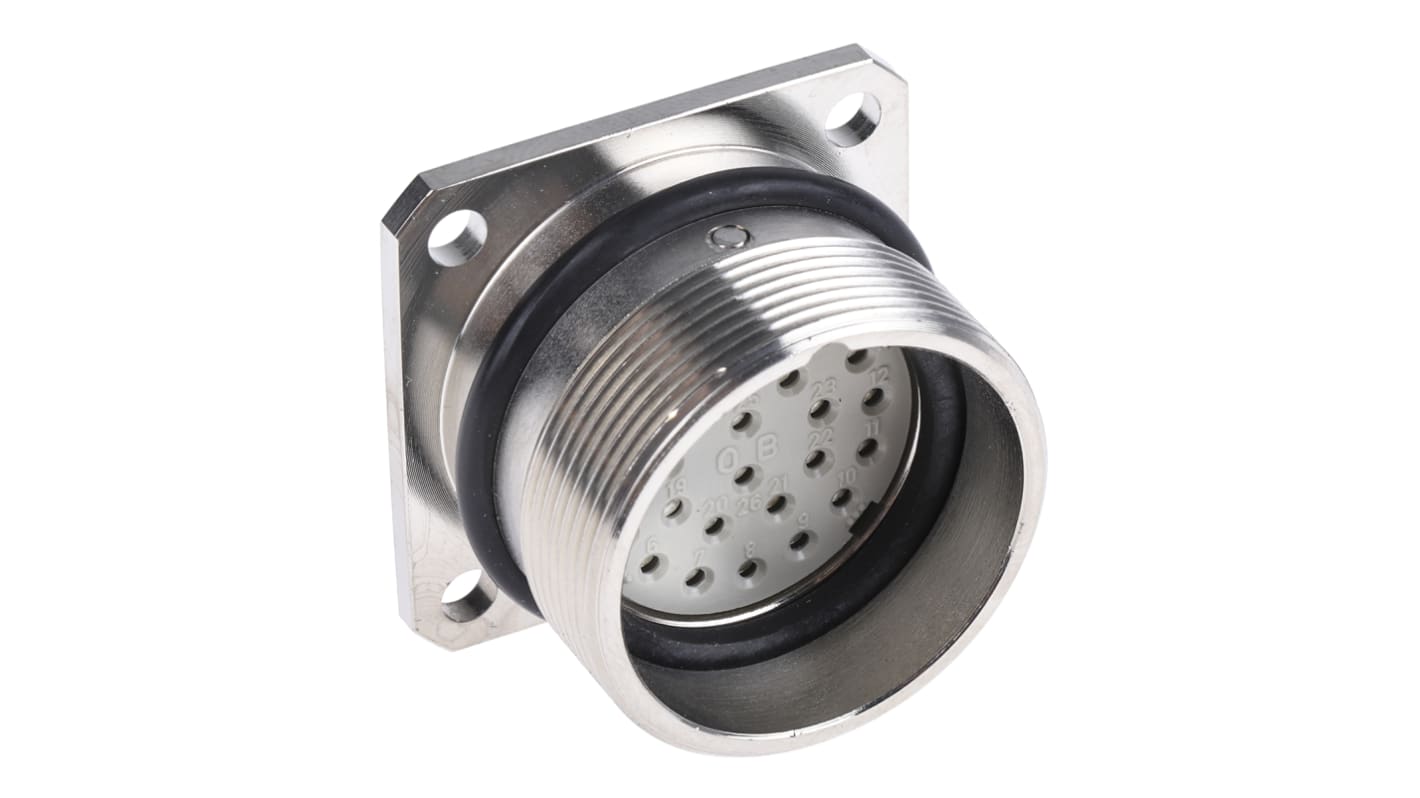 50201203+00009004 Lapp Circular Connector, 26 Contacts, Panel Mount