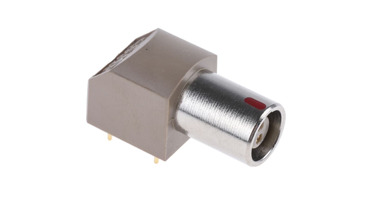 Lemo Circular Connector, 2 Contacts, Panel Mount, Socket, Female, IP50, 0B Series