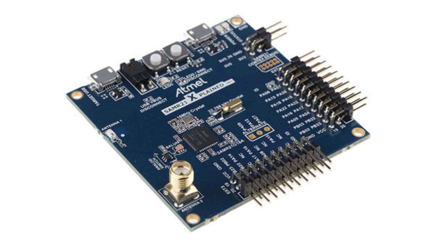 Kit de evaluación SAM R21 Xplained Pro de Microchip, con núcleo ARM Cortex M0+
