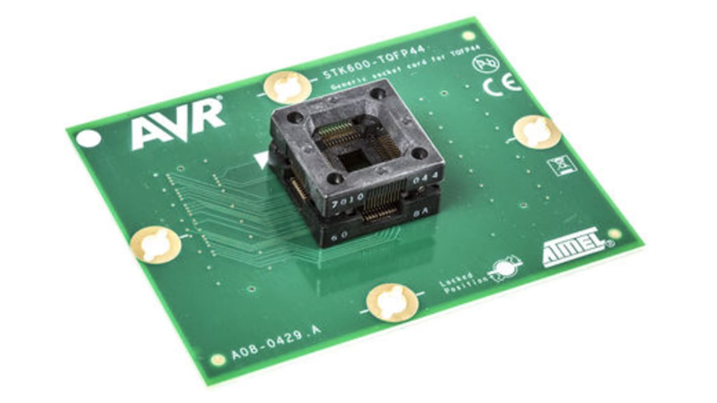 Accessori per kit di sviluppo Microchip ATSTK600-SC06, dispositivi in contenitore TQFP44