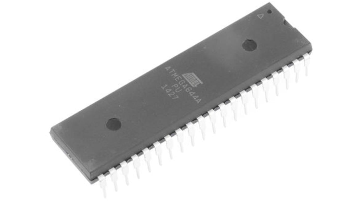 Microcontrôleur, 8bit, 4 Ko RAM, 64 Ko, 20MHz, , DIP 40, série ATmega