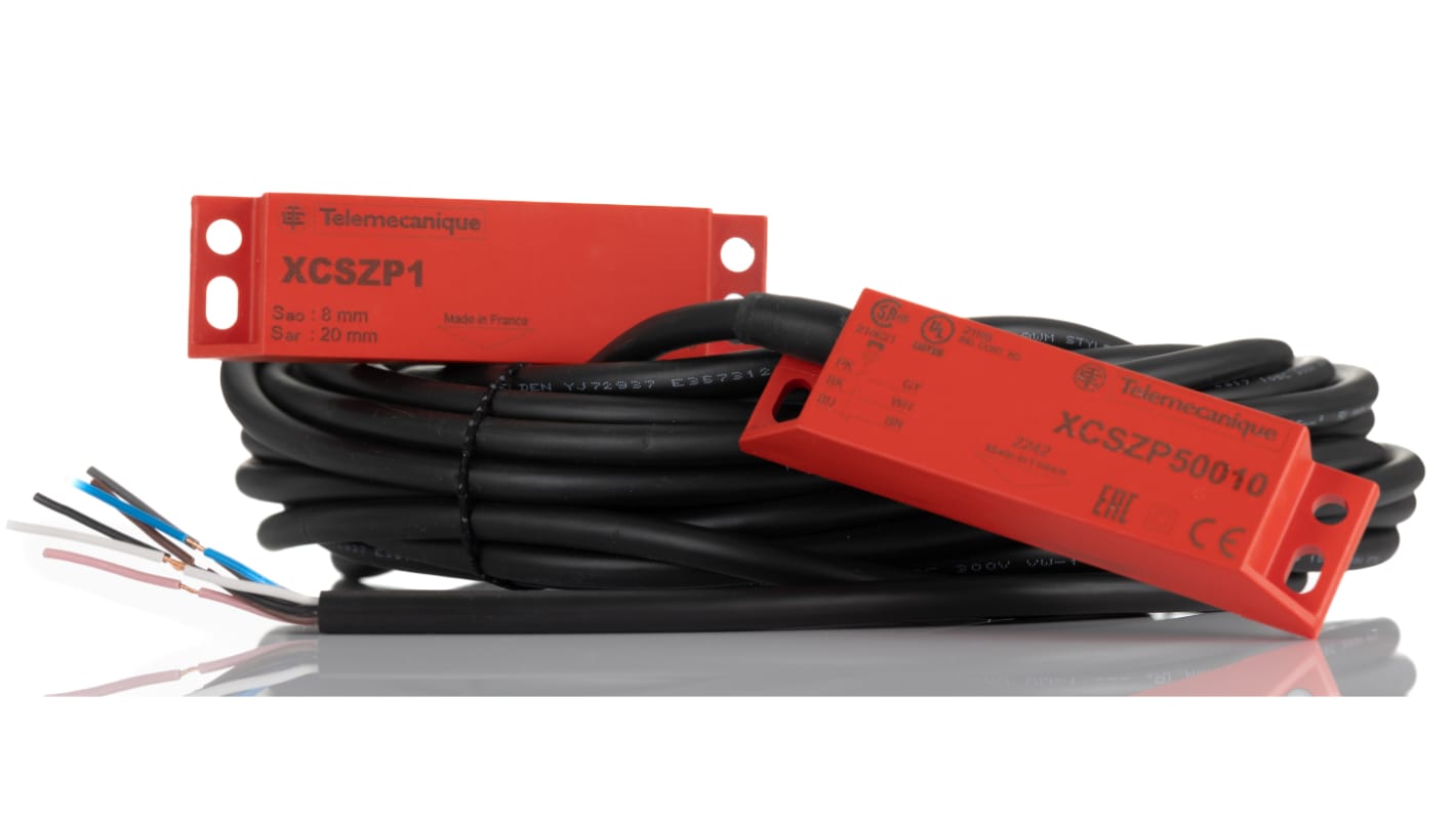 Interruptor sin contacto Codificado Telemecanique Sensors Preventa XCSDMP, NC/3NO, contacto aux. 2NA/1NC, 24V dc,