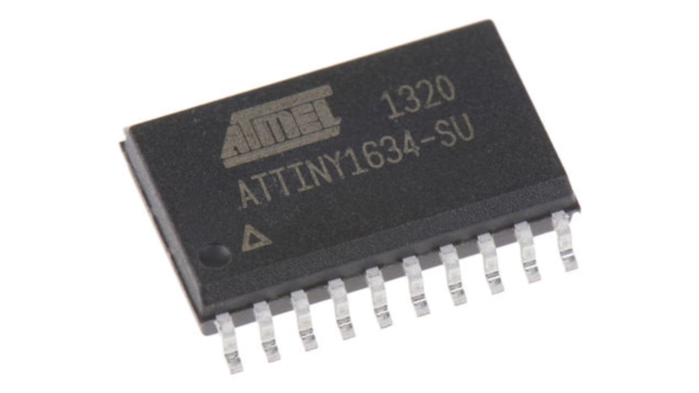 Microchip ATTINY1634-SU, 8bit AVR Microcontroller, ATtiny1634, 12MHz, 16 kB Flash, 20-Pin SOIC