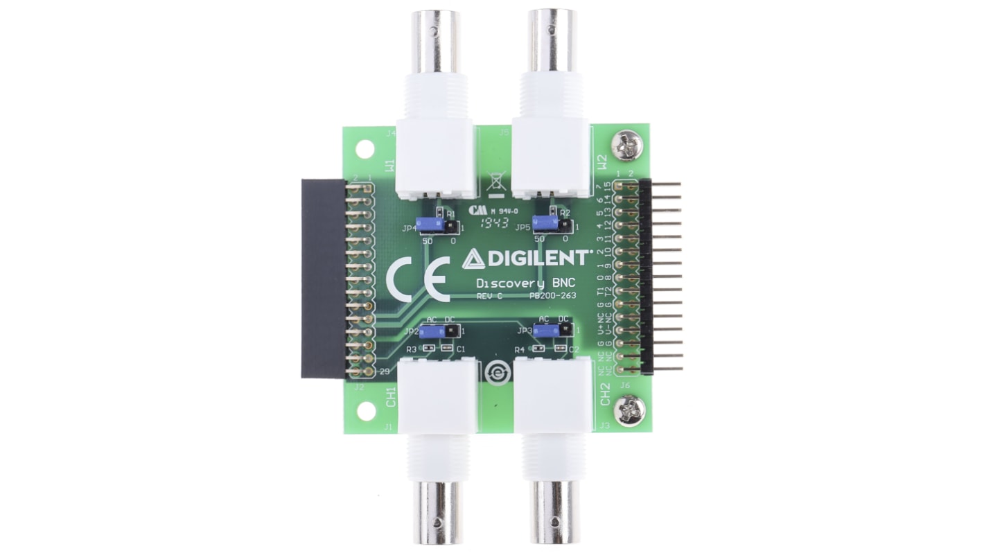 Adaptér pro osciloskopy Deska adaptéru BNC 410-263, pro použití s: Analogová detekce 2 Digilent
