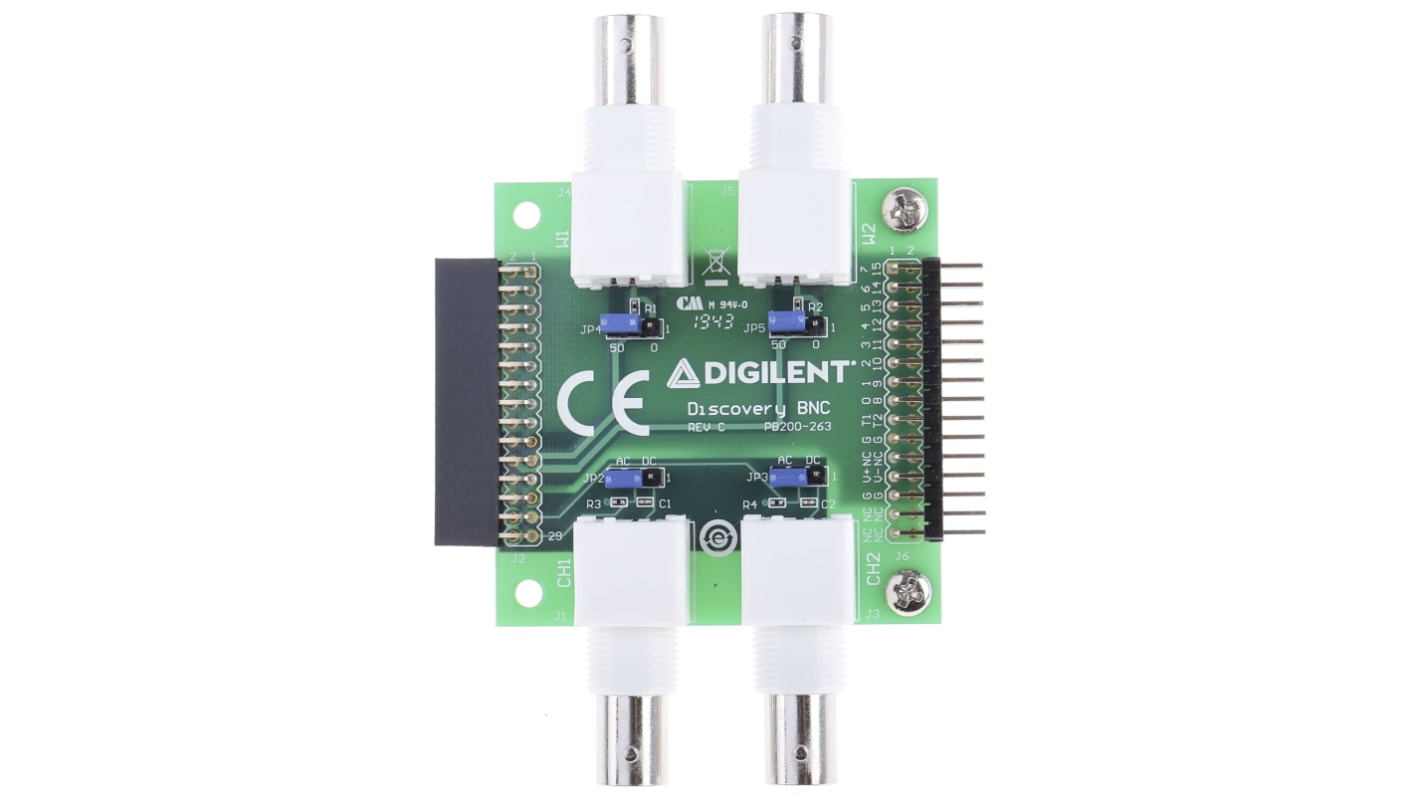 Digilent 410-263 BNC-Leiterplattenadapter, für Analog Discovery 2