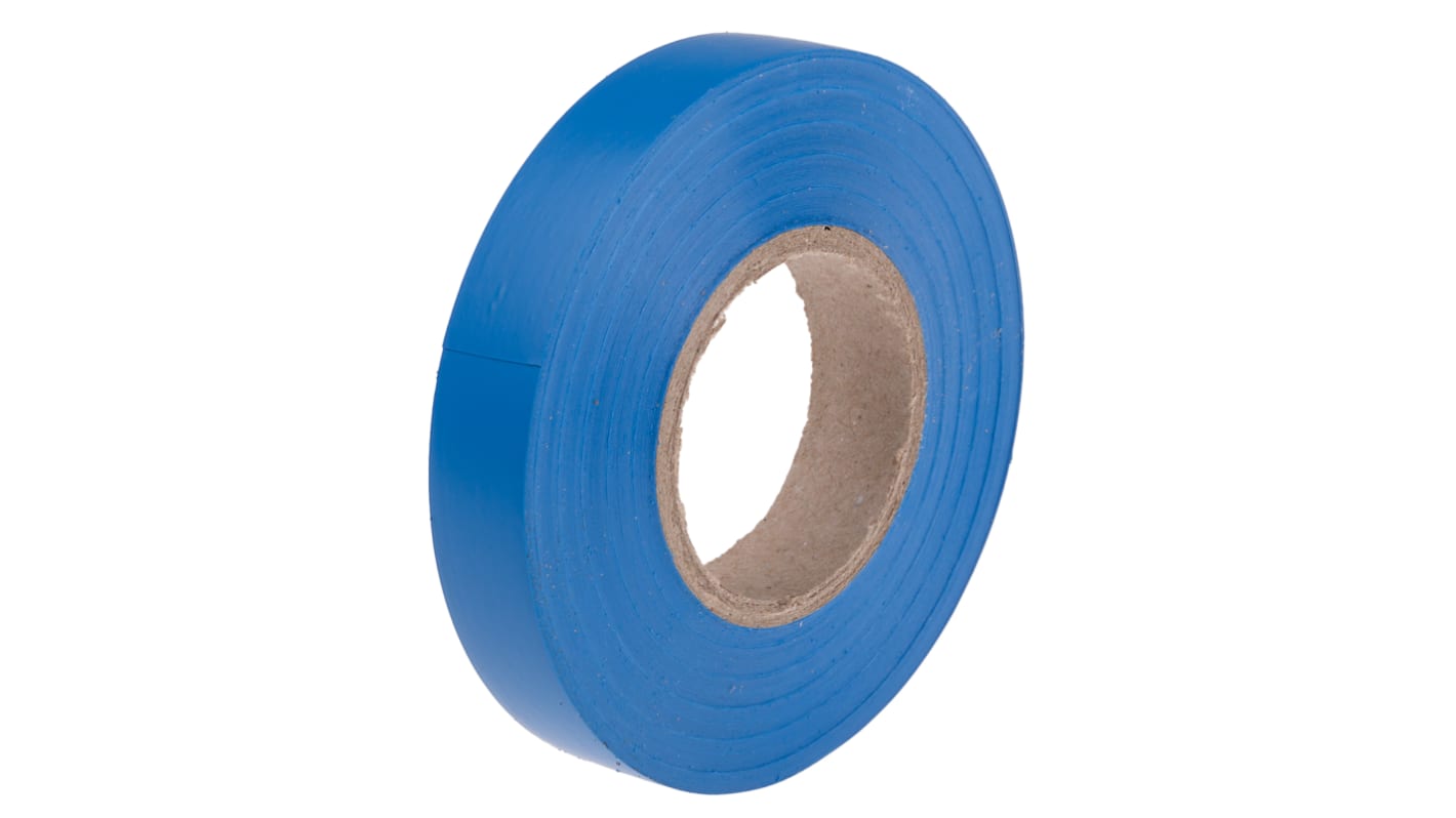RS PRO Blue PVC Electrical Tape, 12mm x 20m RS