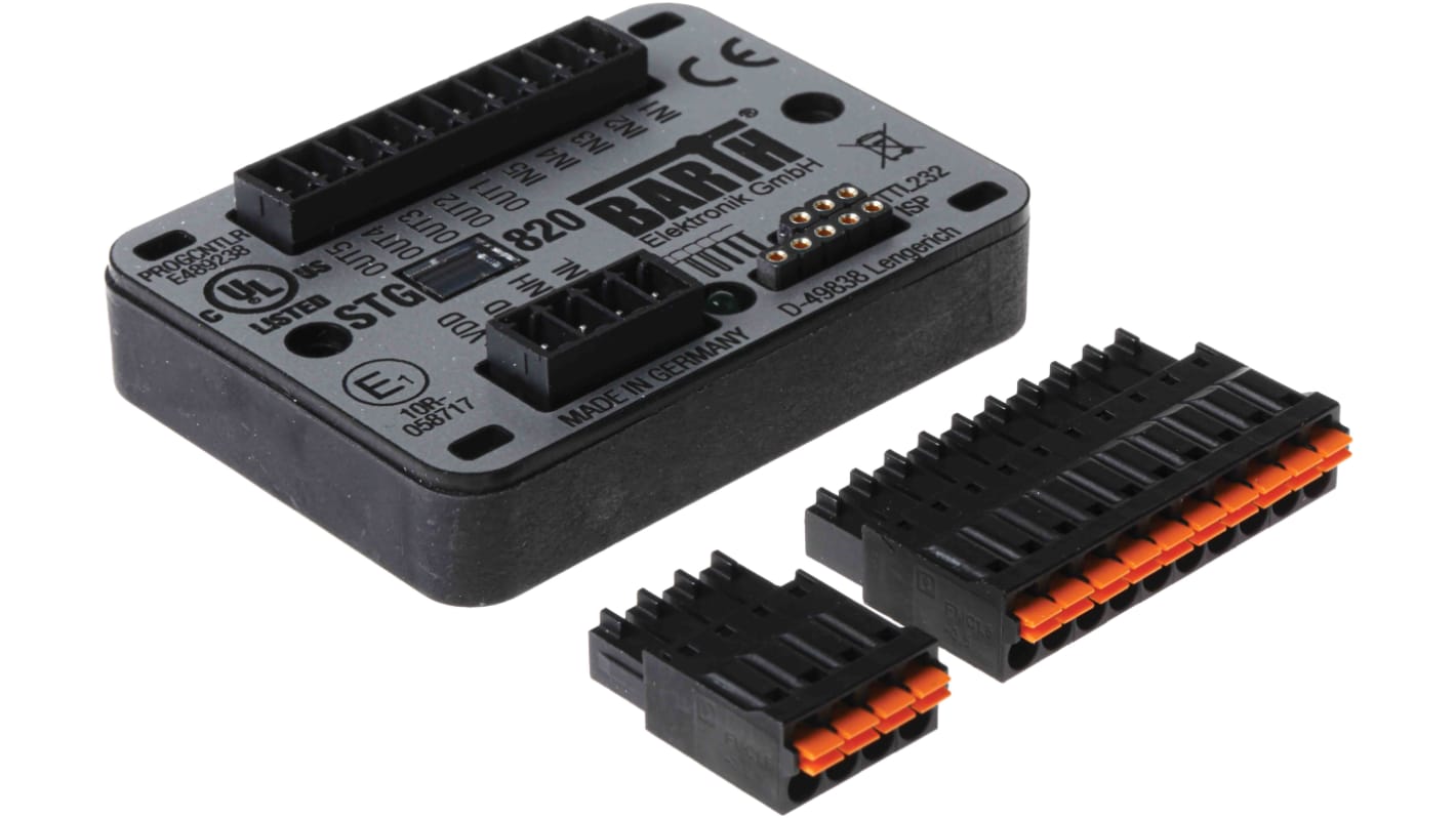 Module E/S pour automate BARTH, série Mini-PLC Lococube, 3 entrées , 9 sorties , Analogique, Numérique, Statique