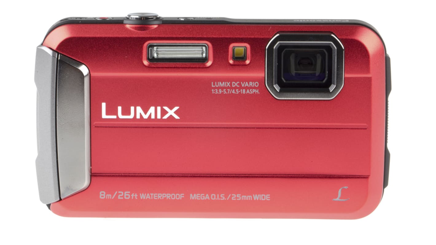 Panasonic LUMIX DMC-FT30 Kompakt Digitalkamera 2.7Zoll LCD 16MP 4X Optischer Zoom 4X Digital Zoom Rot