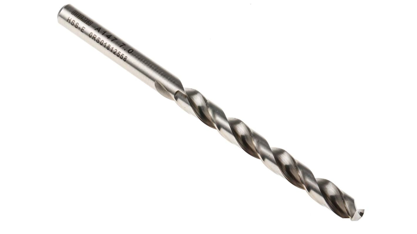 A1477.0 Dormer A147 Series HSSE Twist Drill Bit, 7mm Diameter, 109