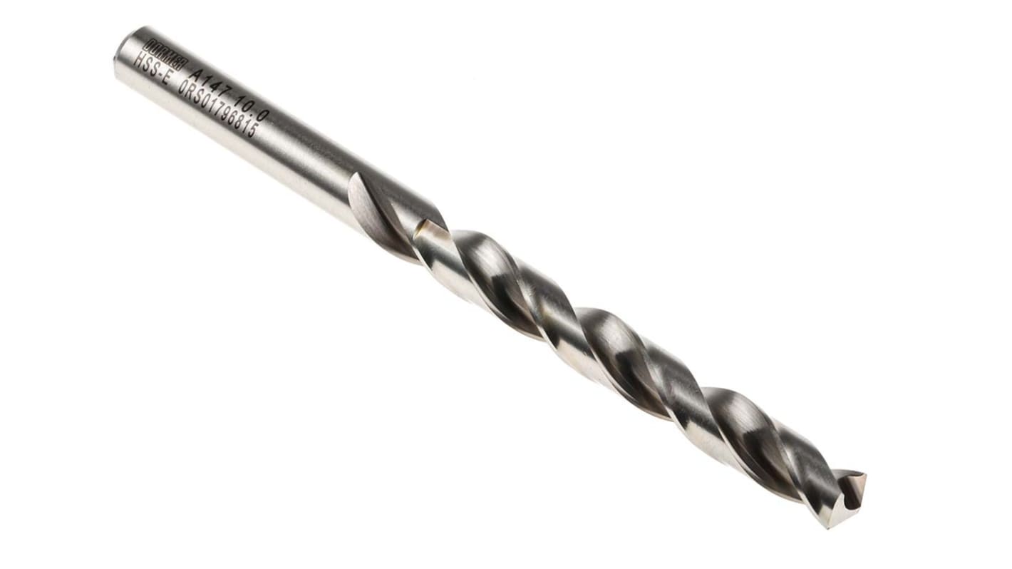 Dormer A147 Series HSS-E Twist Drill Bit, 10mm Diameter, 133 mm Overall