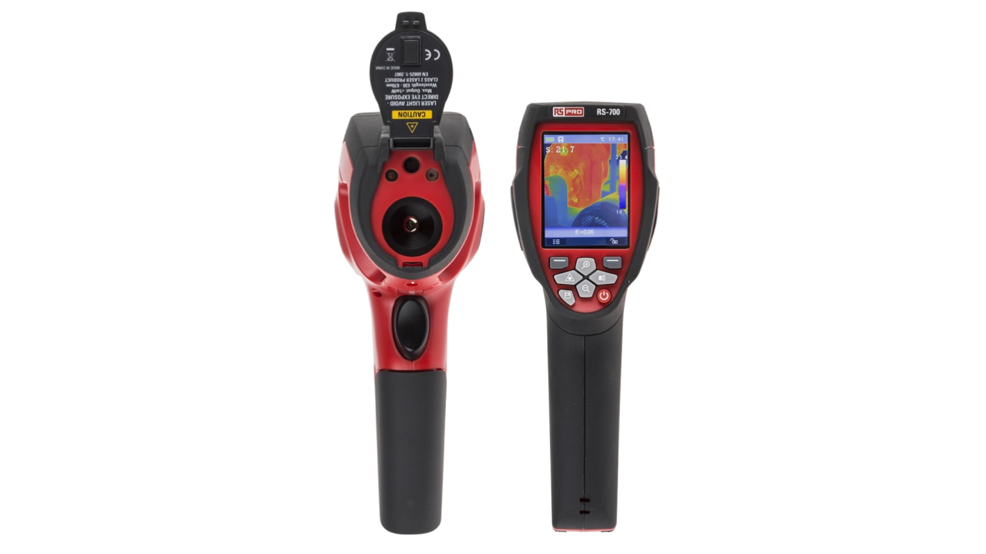 RS PRO RS700 Thermal Imaging Camera, -20 → +150 °C, -4 → +302 °F, 80 x 80pixel Detector Resolution With