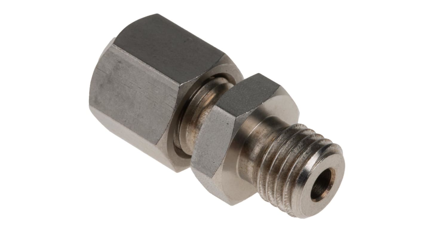 RS PRO In-Line Thermocouple Compression Fitting for Use with 3 mm Probe Thermocouple, M8, 3mm Probe, RoHS Compliant