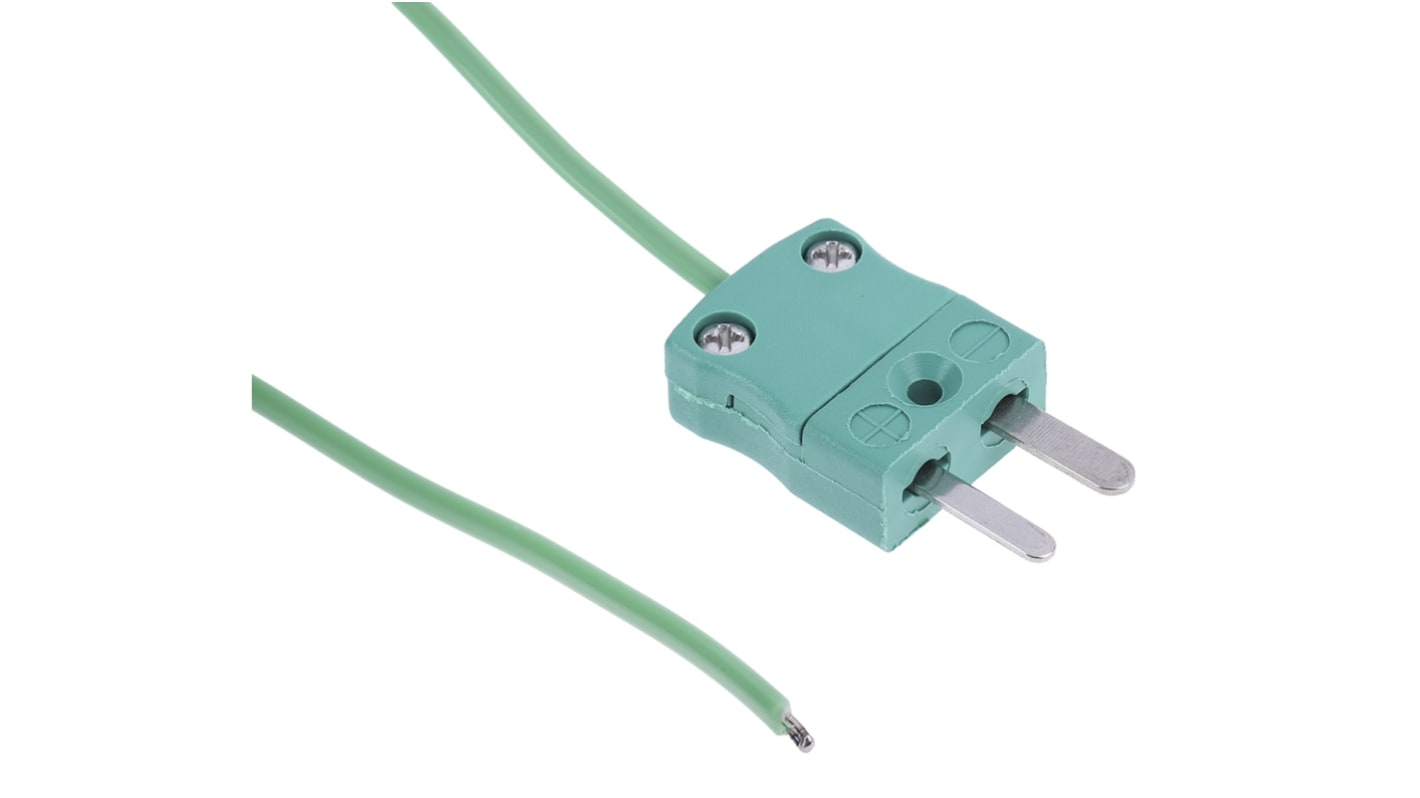 RS PRO Type K Exposed Junction Thermocouple 5m Length, 1/0.5mm Diameter → +250°C