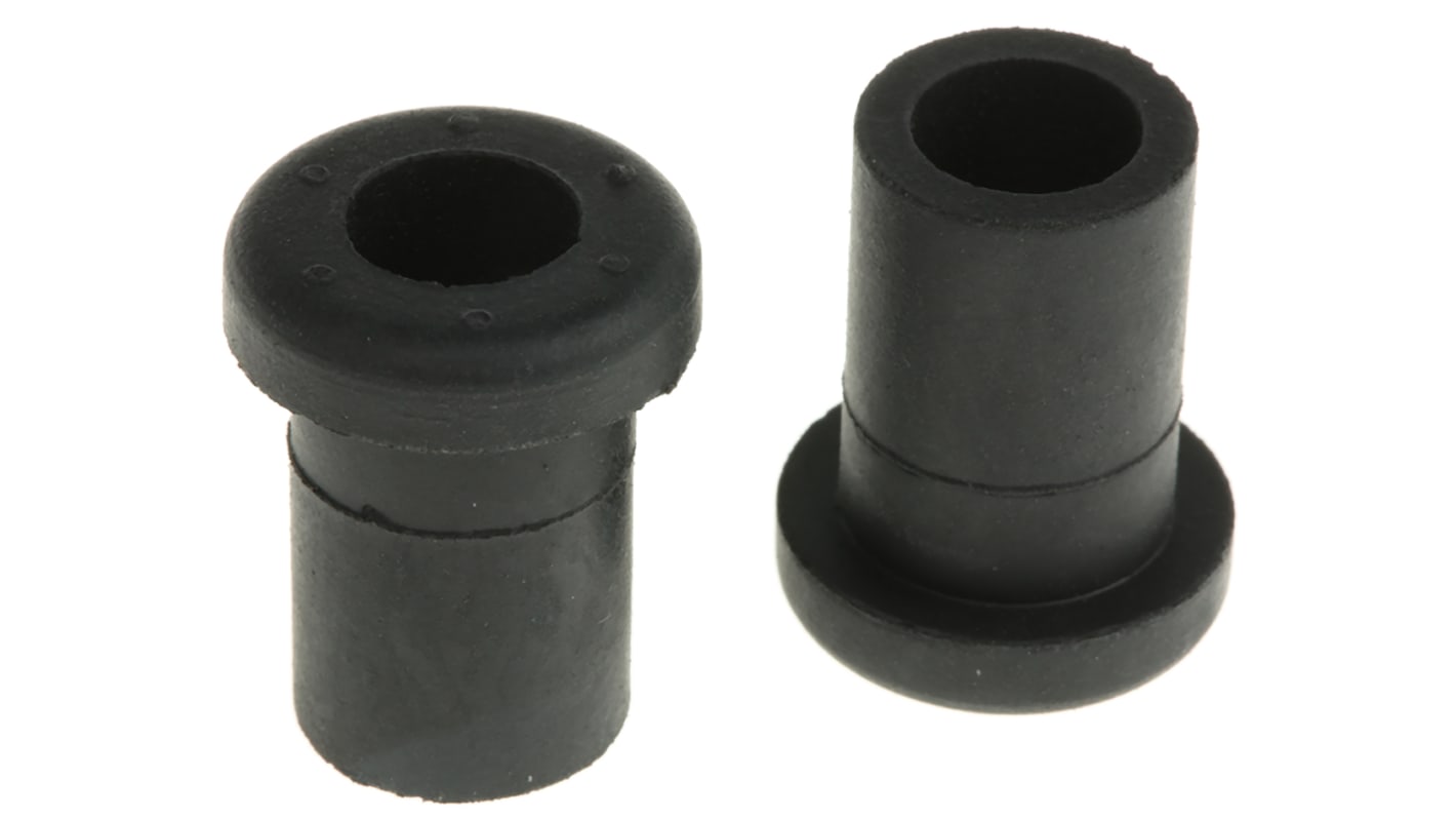 Kábelalátétgyűrű Polikloroprén Kábelgyűrű, 16mm Fekete, Ø: Maximum of 8mm 11.5mm