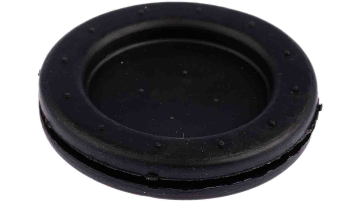 SES Sterling Black Polychloroprene 47mm Cable Grommet for Maximum of 36mm Cable Dia.