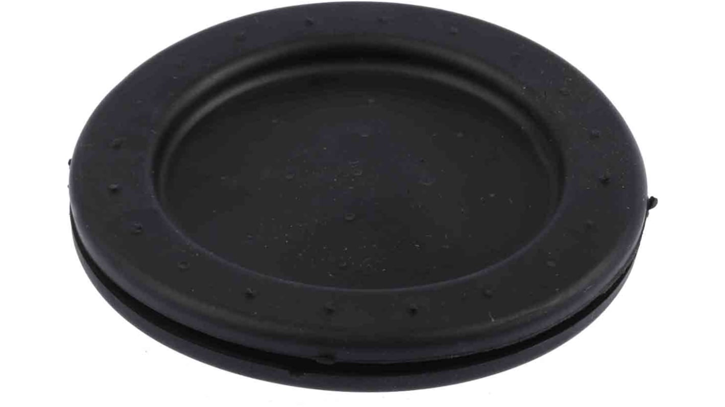 RS PRO Black Polychloroprene 64mm Cable Grommet for Maximum of 53mm