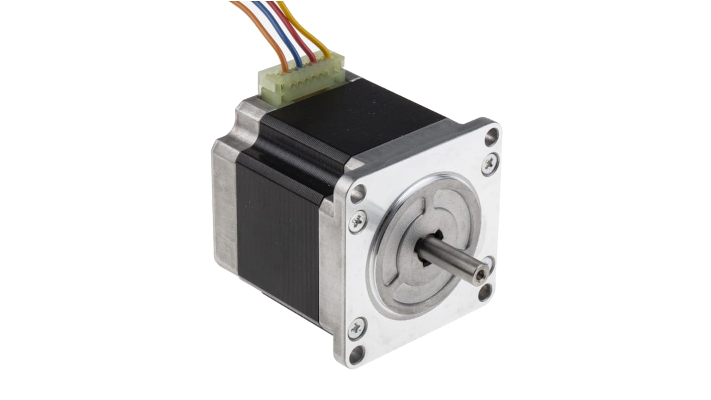 Sanyo Denki 103H7 Hybrid 1.8° Schrittmotor 24 V / 2 A 0.83Nm 4-adrig, 56 x 56mm Wellen-Ø 6.35mm