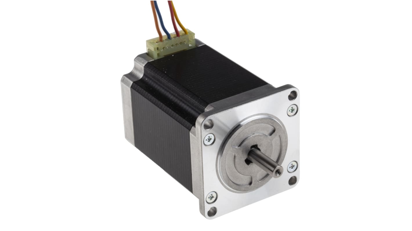 Sanyo Denki 103H7 Series Hybrid, Single Shaft Stepper Motor, 1.65Nm Torque, 24 V, 1.8°, 56 x 56mm Frame, 6.35mm Shaft