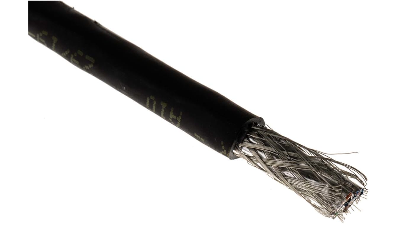 Kabel Ethernet Cat6a długość 305m Niezakończony CAE Multimedia Connect PVC l. żył: 8 średnica 6mm