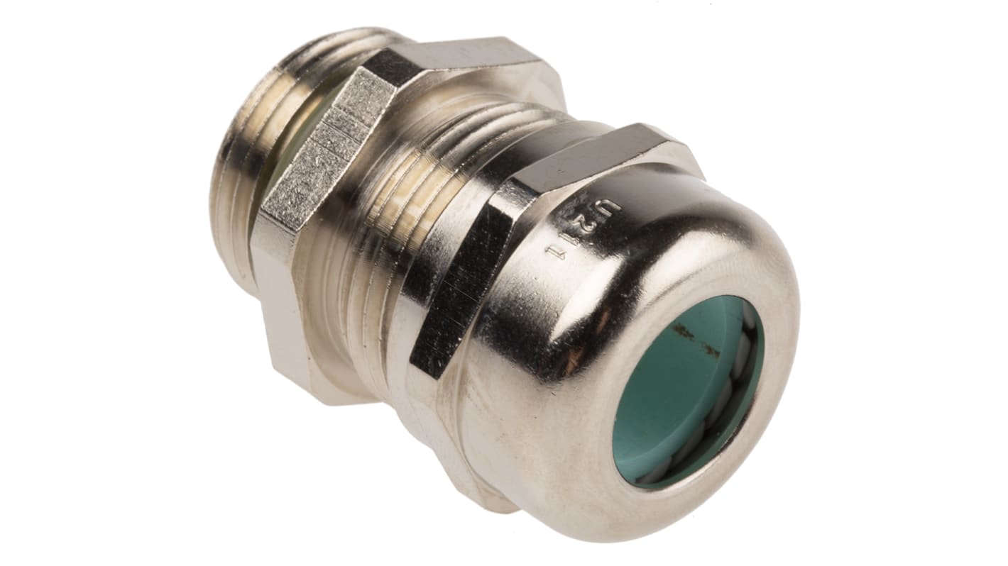 Lapp SKINTOP Series Nickel Plated Brass Cable Gland, M20 Thread, 7mm Min, 13mm Max, IP68