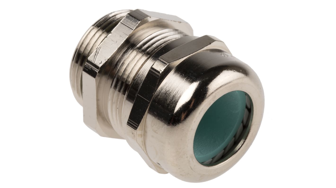 Lapp SKINTOP Series Nickel Plated Brass Cable Gland, M25 Thread, 9mm Min, 17mm Max, IP68