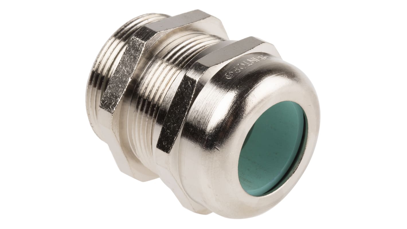 Lapp SKINTOP Series Nickel Plated Brass Cable Gland, M32 Thread, 11mm Min, 21mm Max, IP68